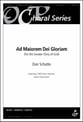 Ad Maiorem Dei Gloriam SAB choral sheet music cover